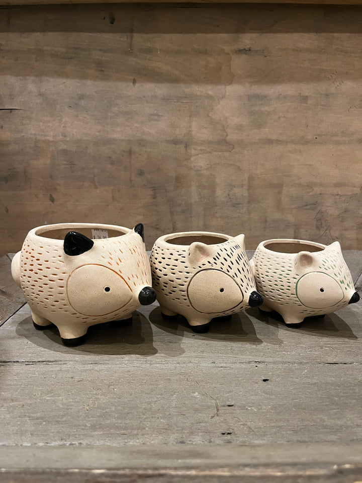 Kitschy Hedgehog Planter