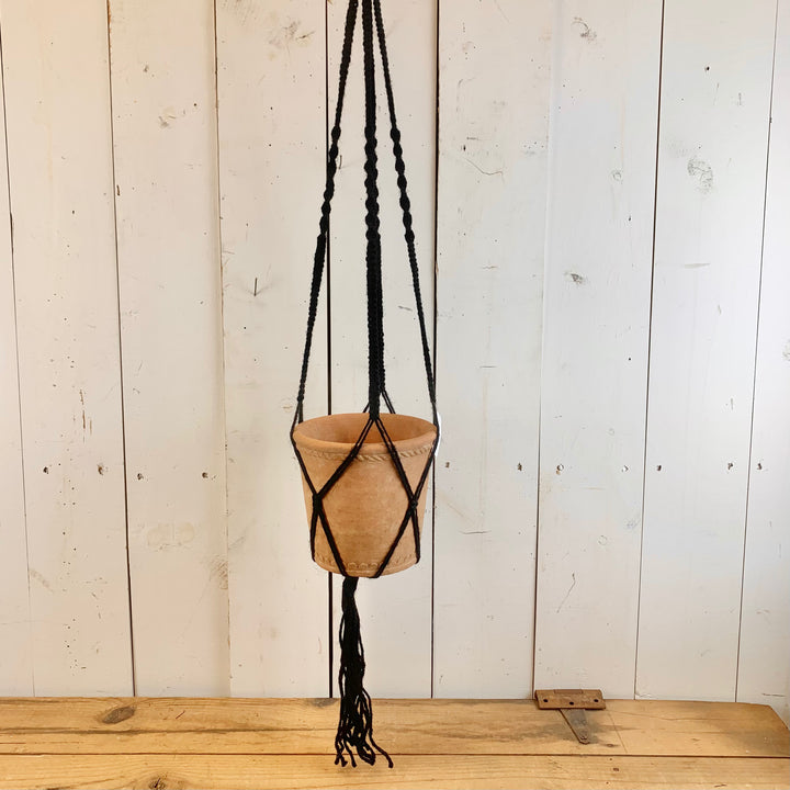 Black Crisscross Plant Hanger