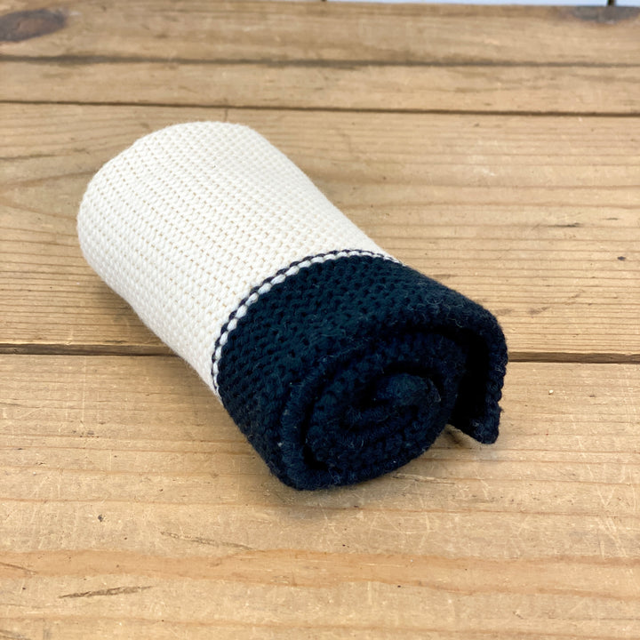 Cotton Dish Cloths/Wash Cloths Black & White