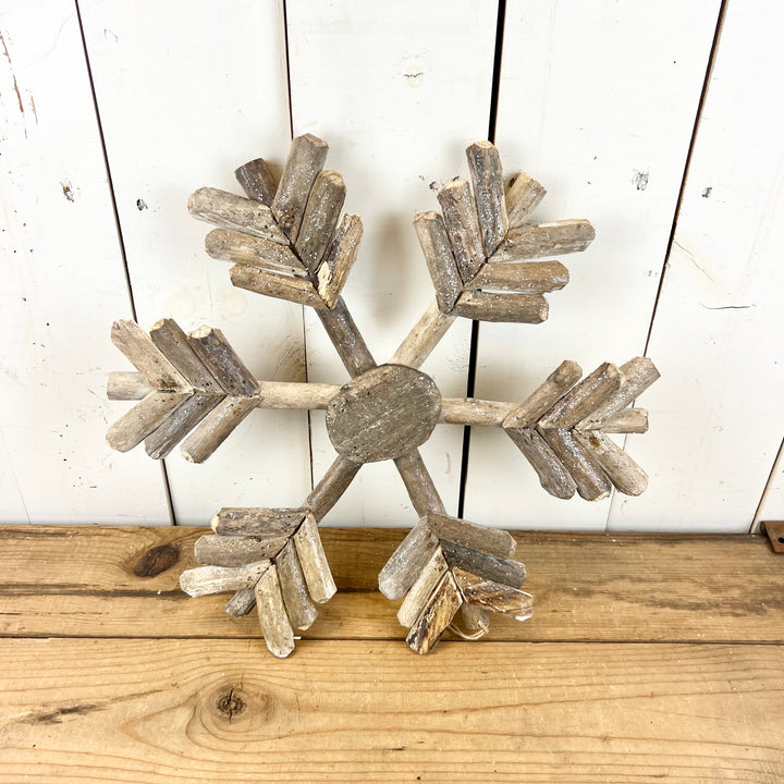 Driftwood Hanging Snowflake