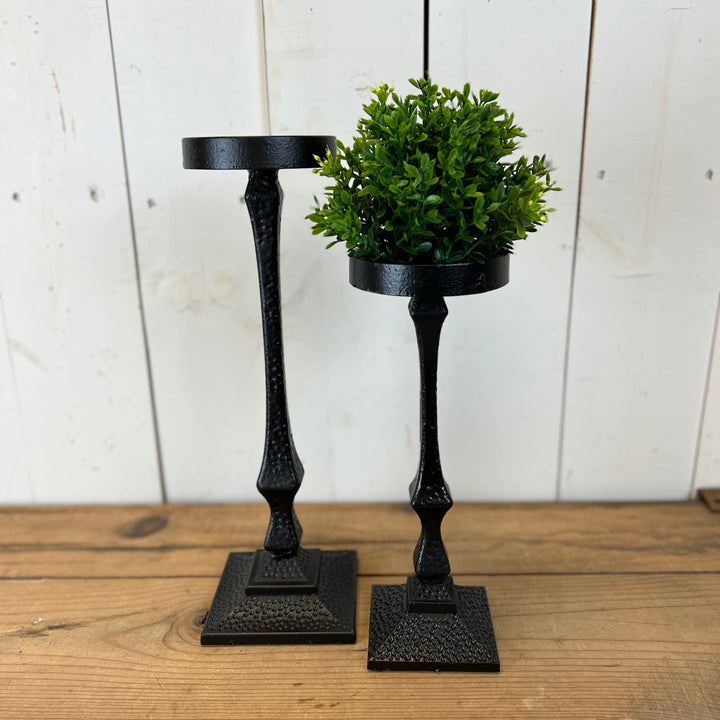Iron Candle Holder, Set of 2