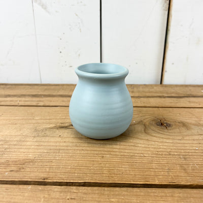 Small Blue Toned Bottle Vases