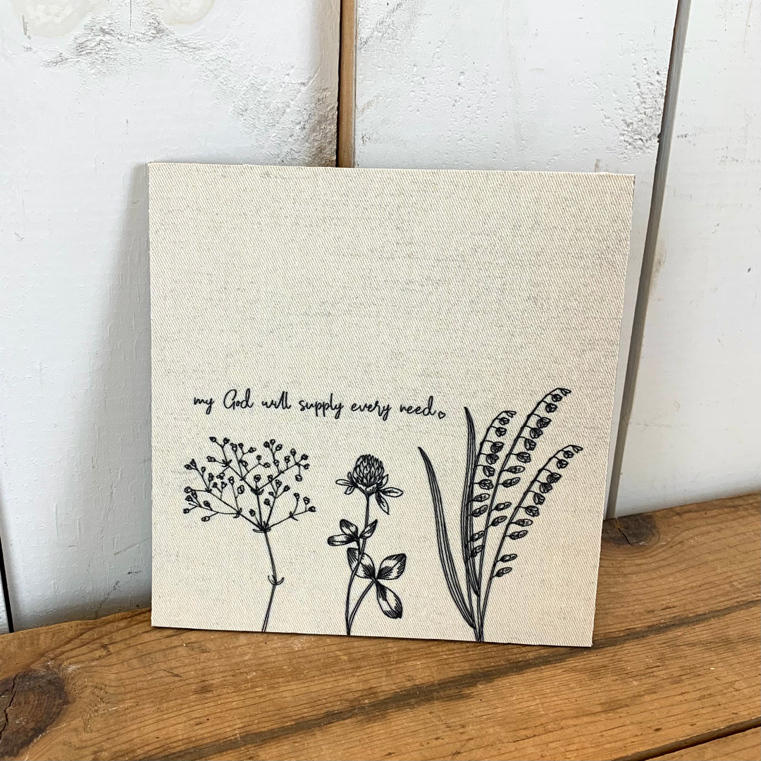 7" x 7" Canvases