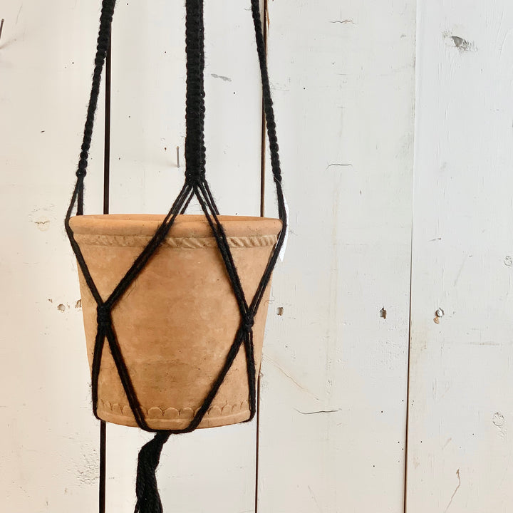 Black Crisscross Plant Hanger