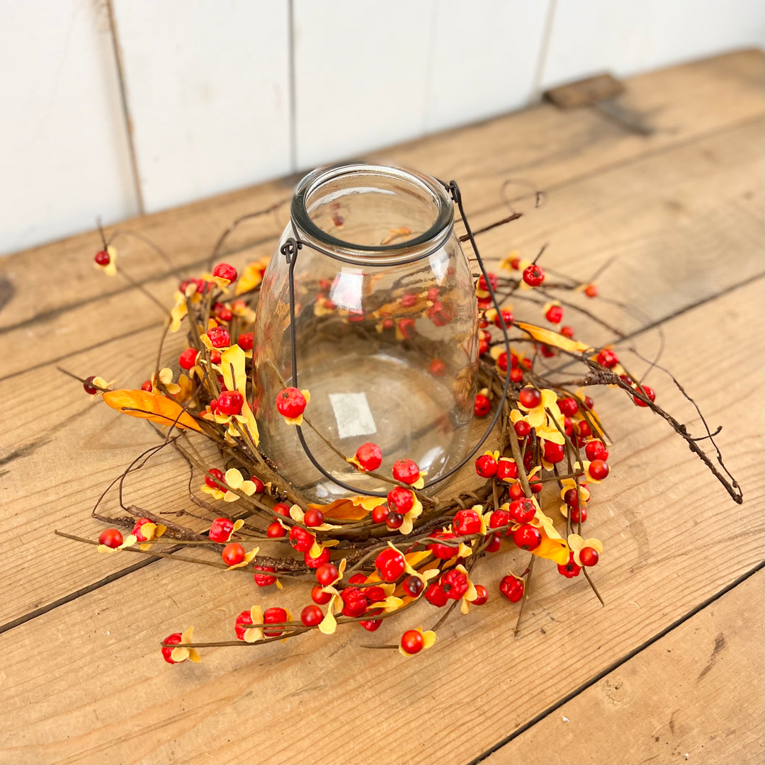 6.5” Bittersweet Candle Ring