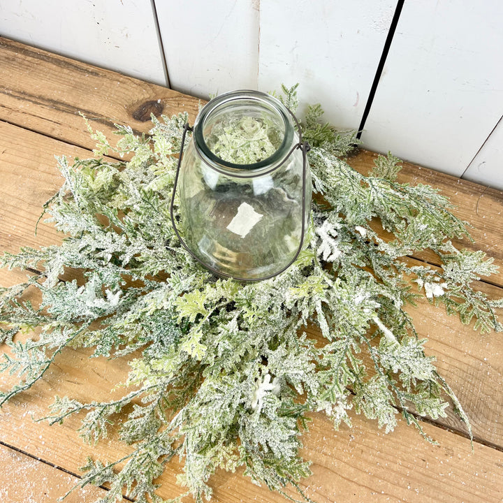 Frosted Fern Pinecone Collection