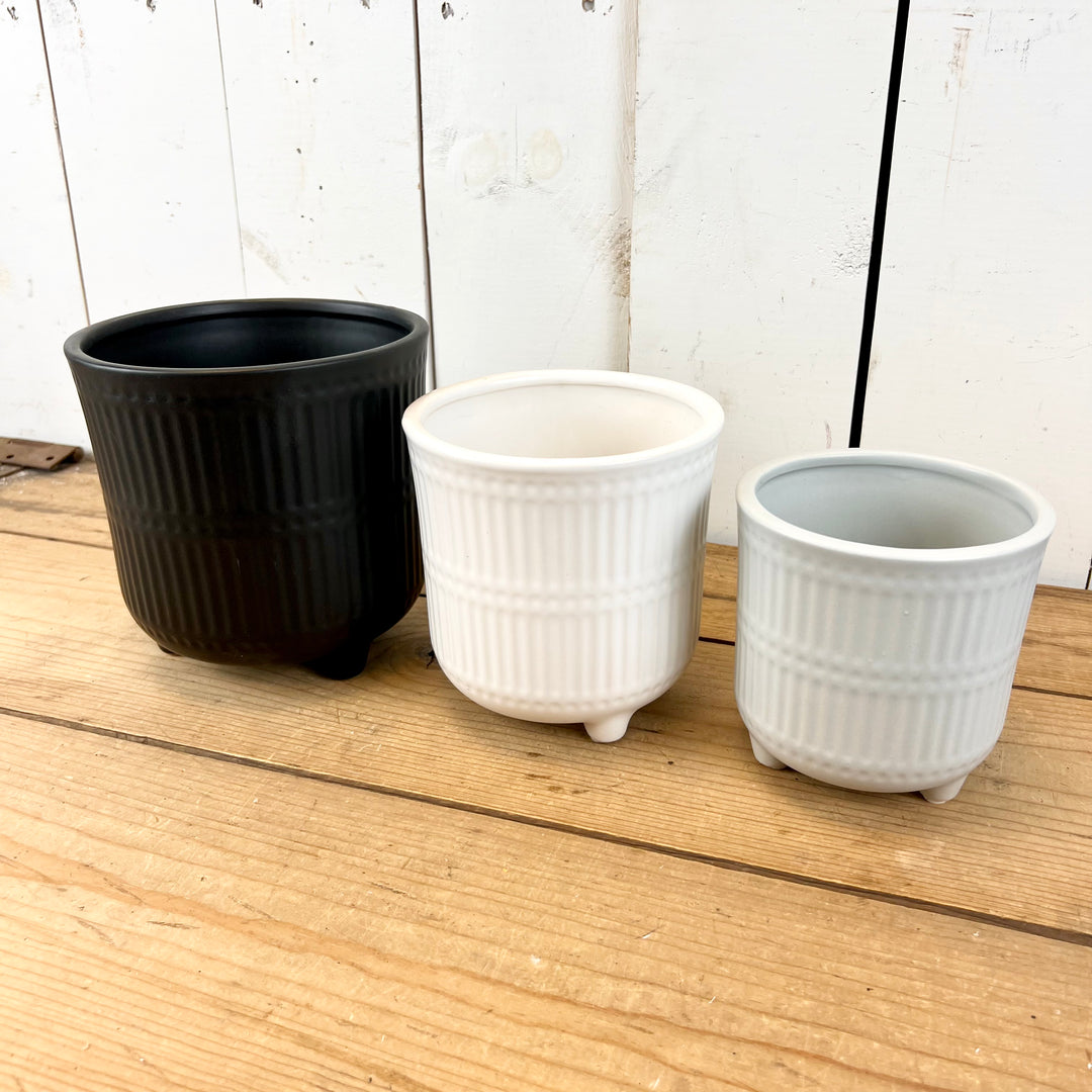 Ceramic Neutral Toned Pots