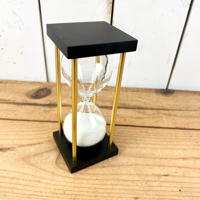 Black and Gold Sand Timer