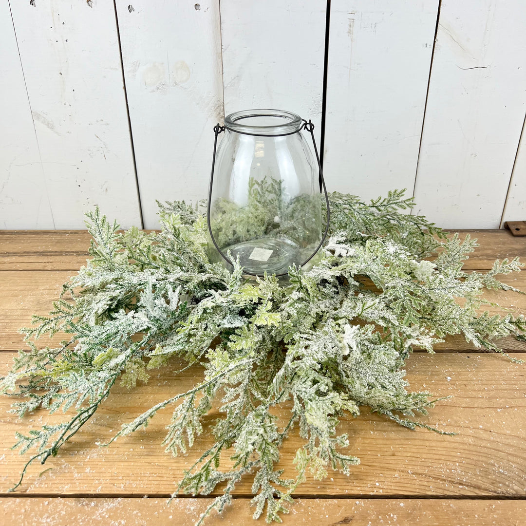 Frosted Fern Pinecone Collection