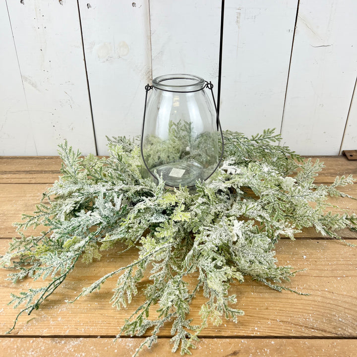 Frosted Fern Pinecone Collection