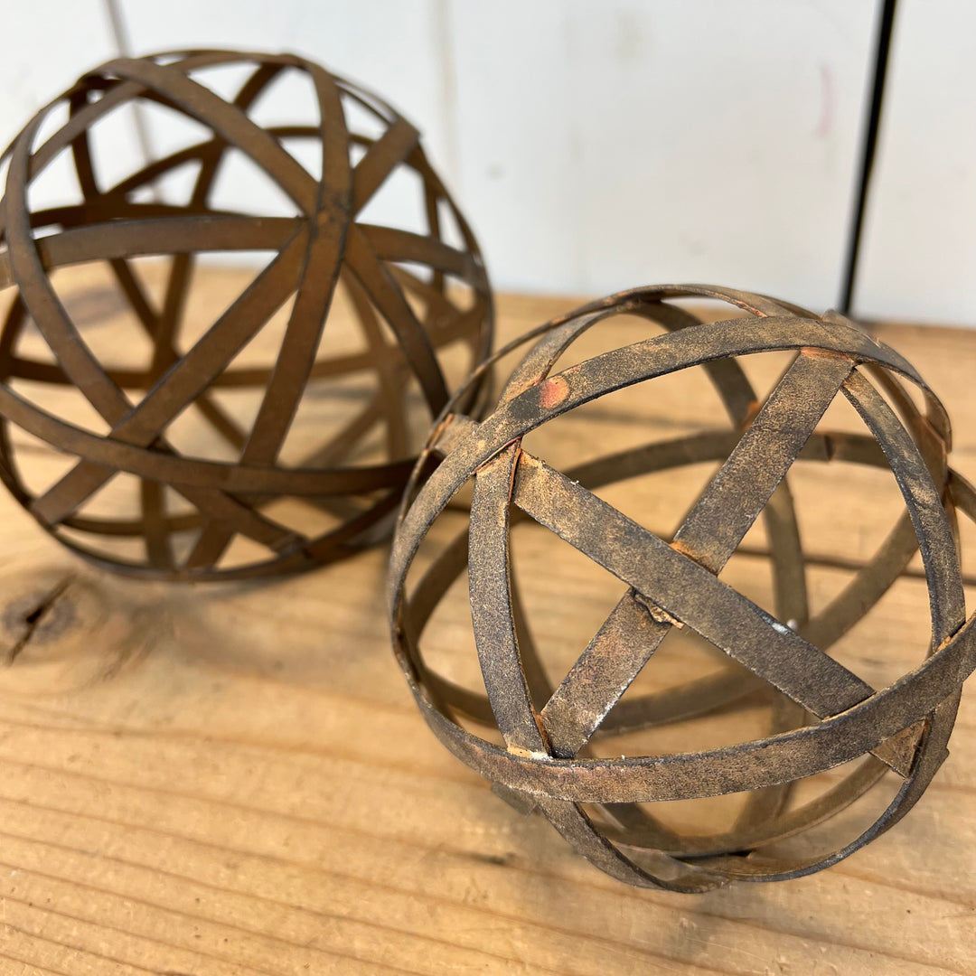 Rust Orbs, Two Sizes Available