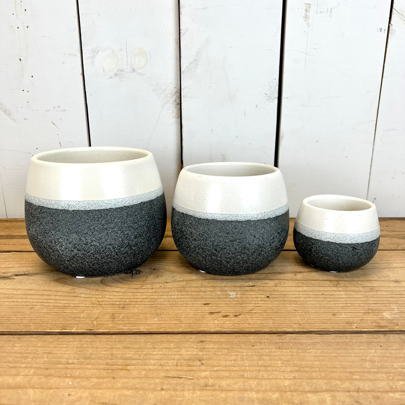 Two-Toned Planter - Set of 3