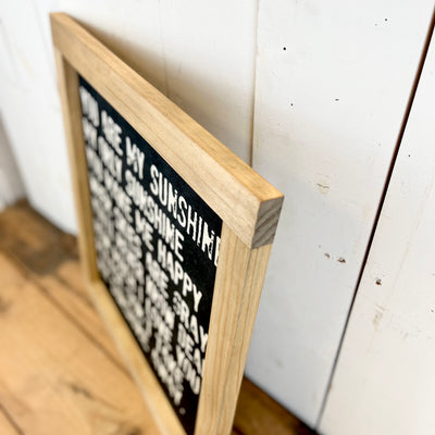 Square Wood Framed Canvas Prints - Four Styles