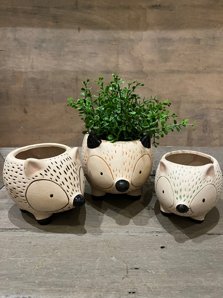 Kitschy Hedgehog Planter