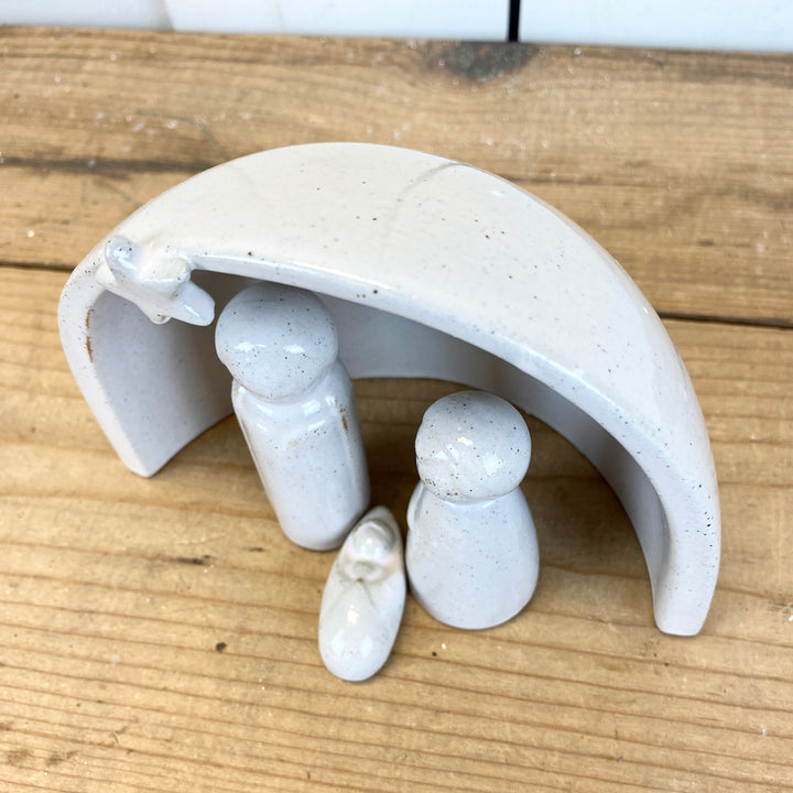 Stoneware Nativity Scene