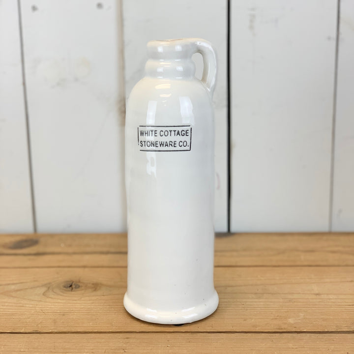 White Cottage Stoneware Vases