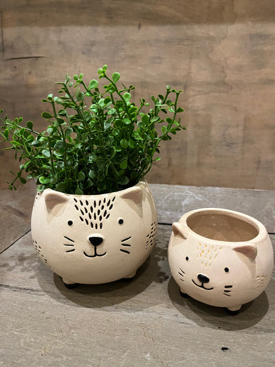 Kitschy Cat Planter