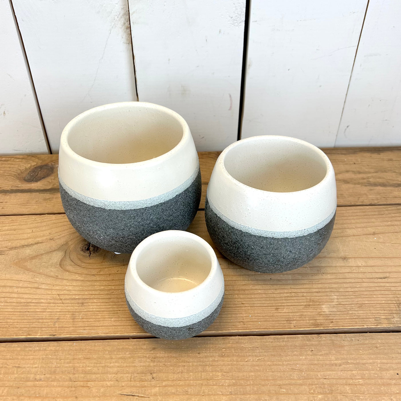 Two-Toned Planter - Set of 3