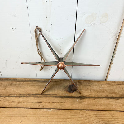 Galvanized Star Ornaments