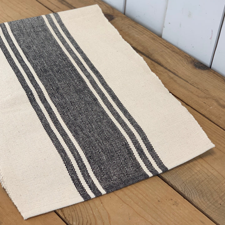 Black Stripe Table Runner