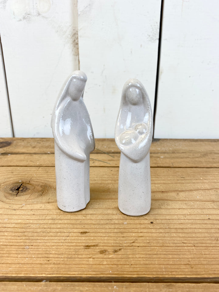 Stoneware Holy Family