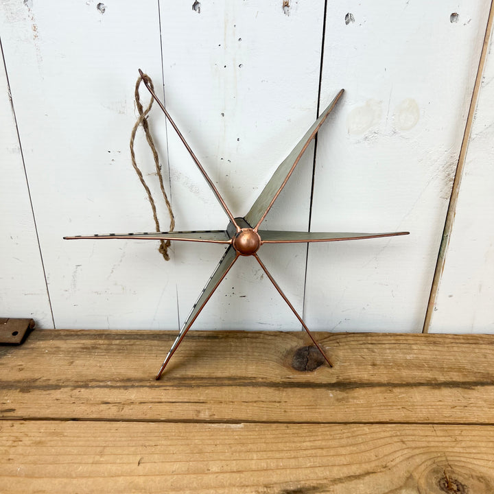 Galvanized Star Ornaments