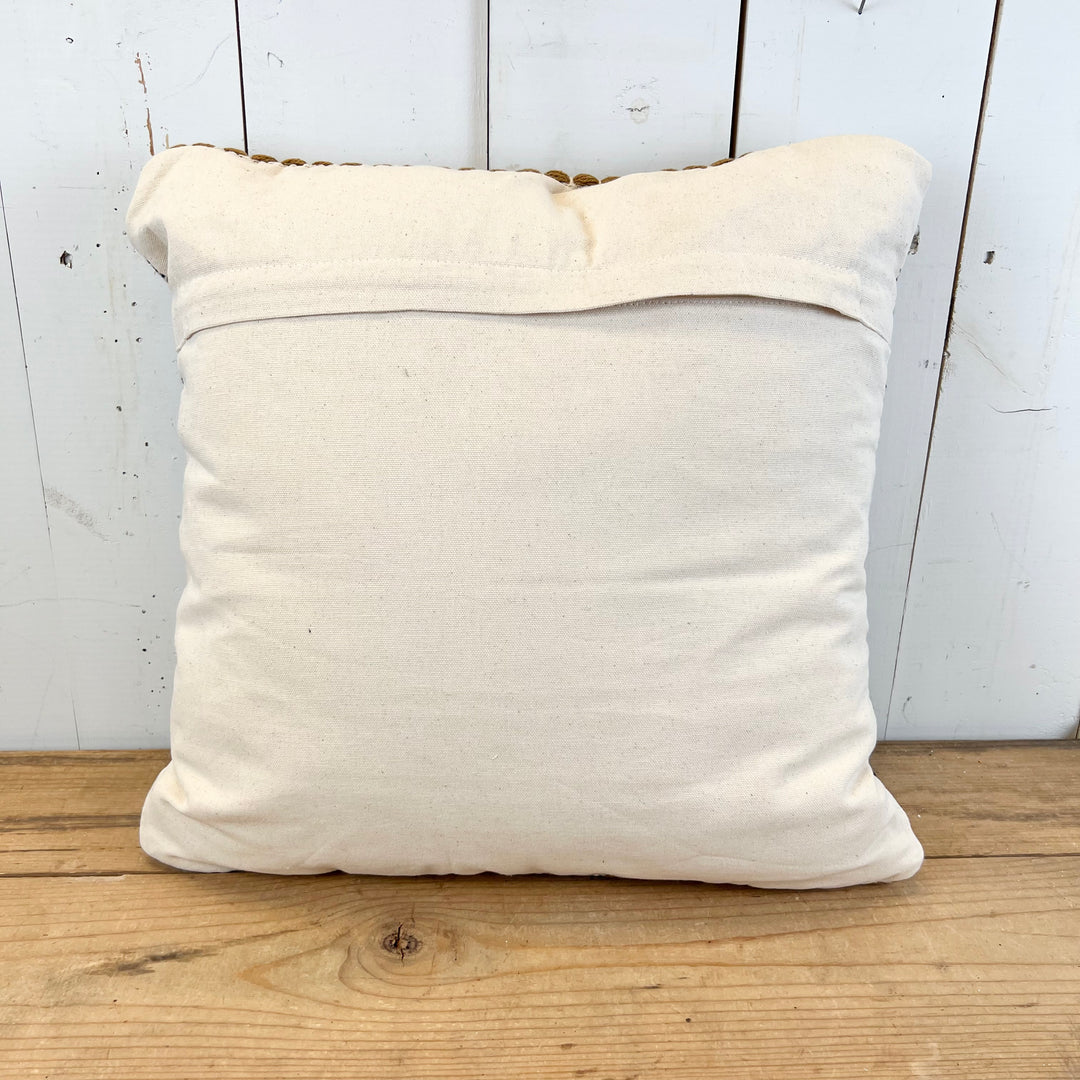 Bobble & Braid Striped Pillow