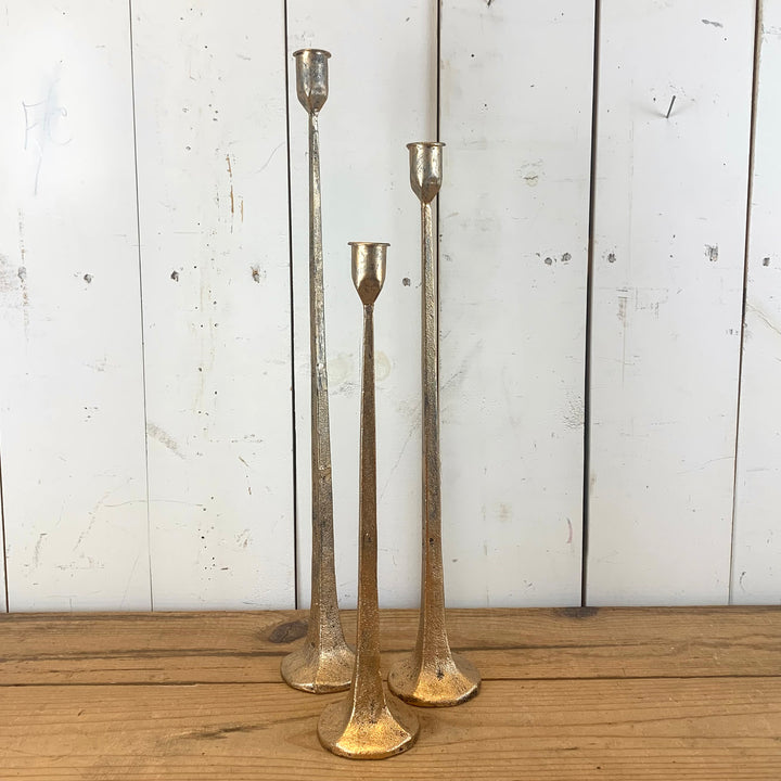 Copper Candle Holders Set of 3