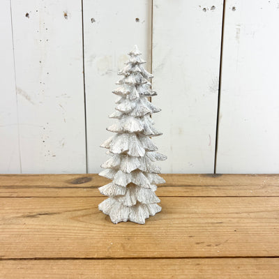 White Glitter Trees