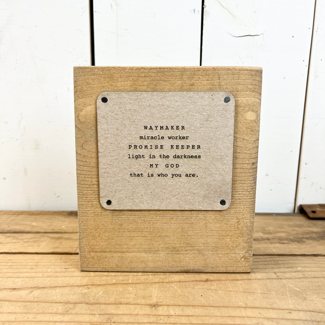 Artisan Inspirational Wood Blocks