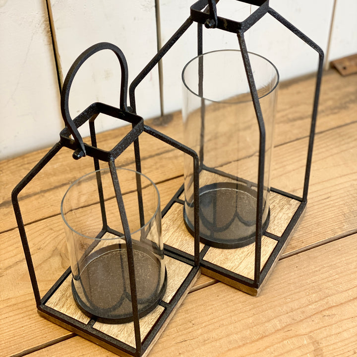 Metal and Glass Lanterns