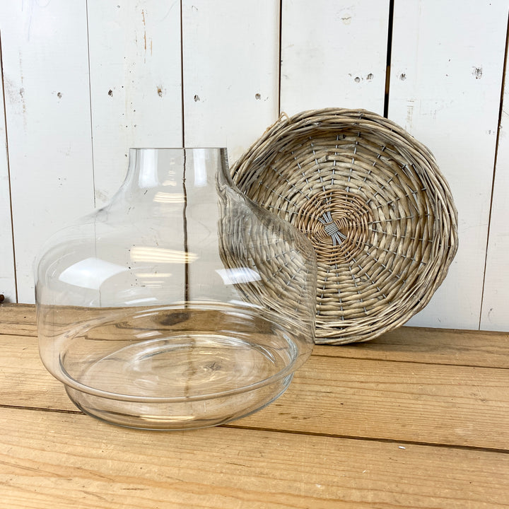 Wicker & Glass Terrarium