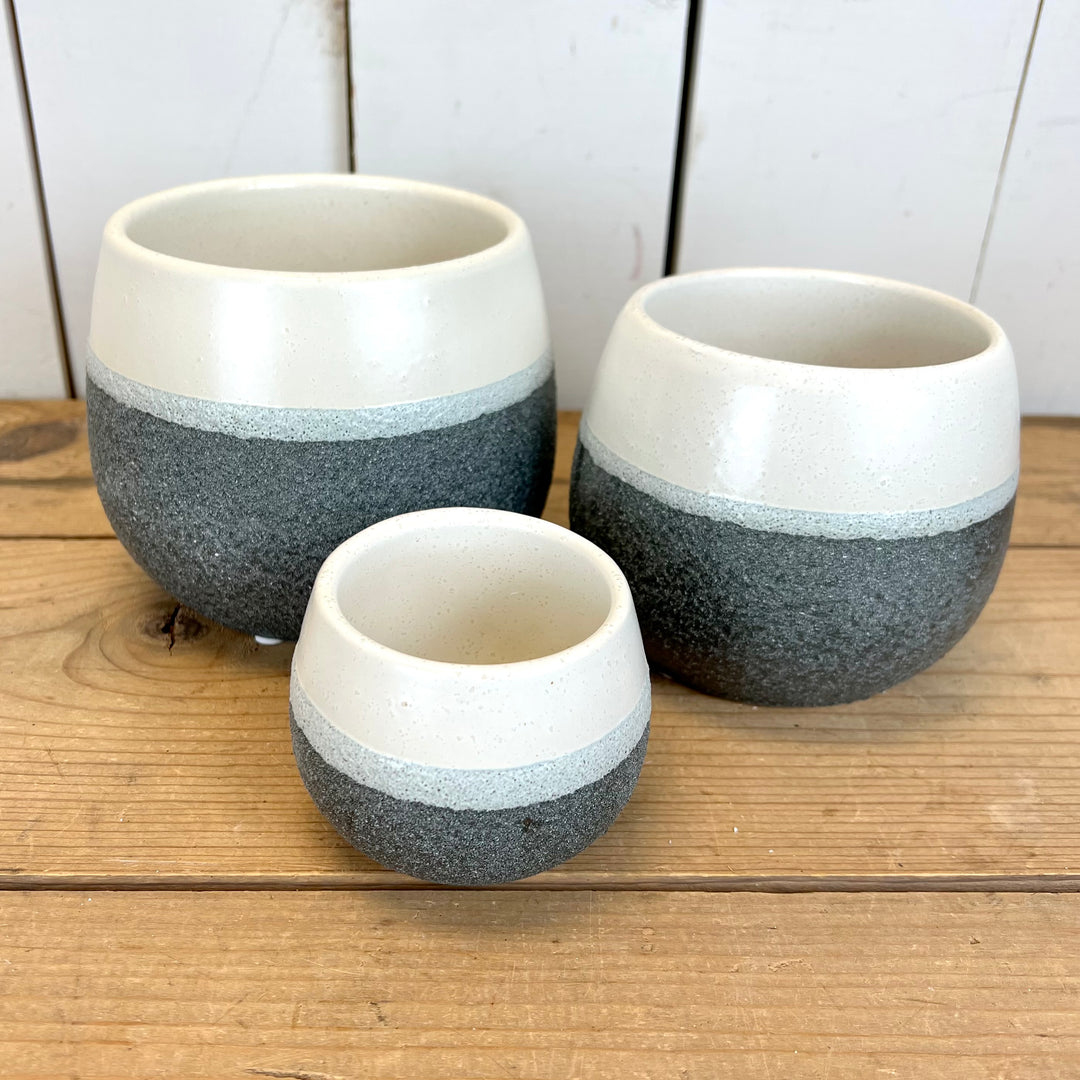 Two-Toned Planter - Set of 3