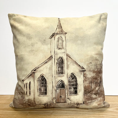 Reversible Pillow - Church