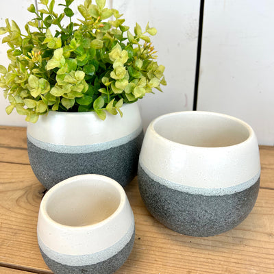 Two-Toned Planter - Set of 3
