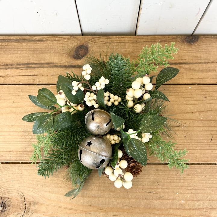 Silver Jingle Bell and Berry Collection