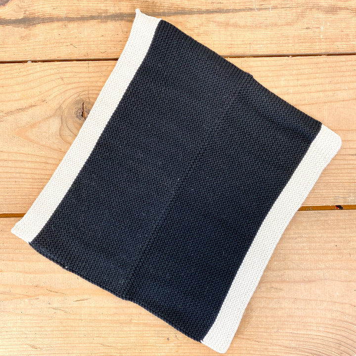 Cotton Dish Cloths/Wash Cloths Black & White