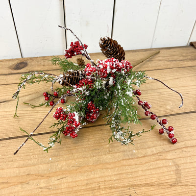 Frosted Pine and Berry Stem