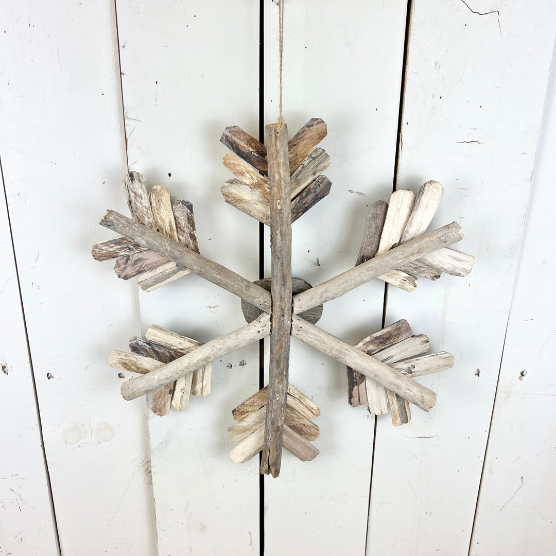 Driftwood Hanging Snowflake