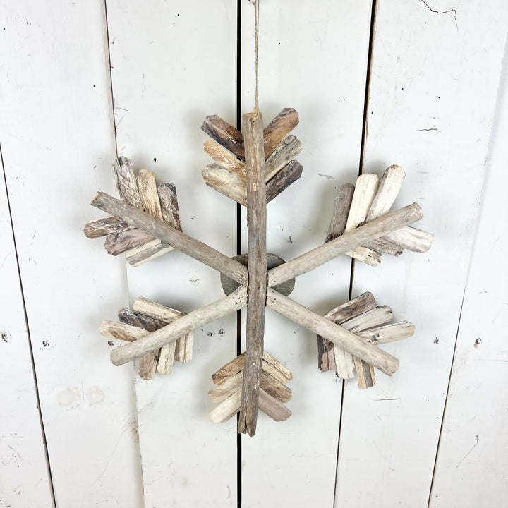 Driftwood Hanging Snowflake