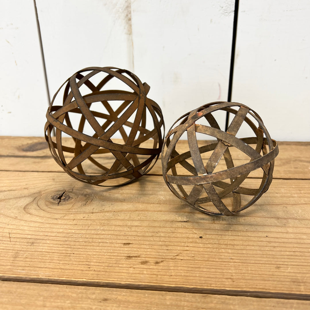 Rust Orbs, Two Sizes Available