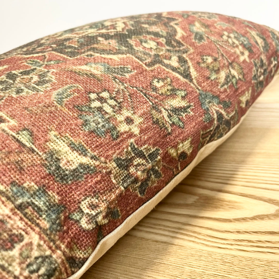 Antique Rug Lumbar Pillow